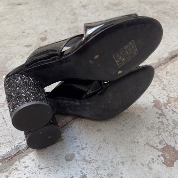 MICHAEL Michael Kors Slide Mule with Black Crystal Heel 8 - Picture 6 of 10